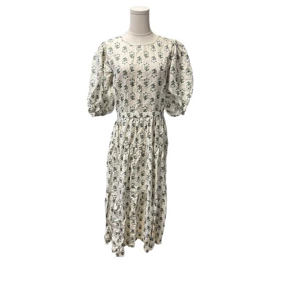 Rhode Maryam Dress Marigold Flower Taupe - Picture 4 of 8